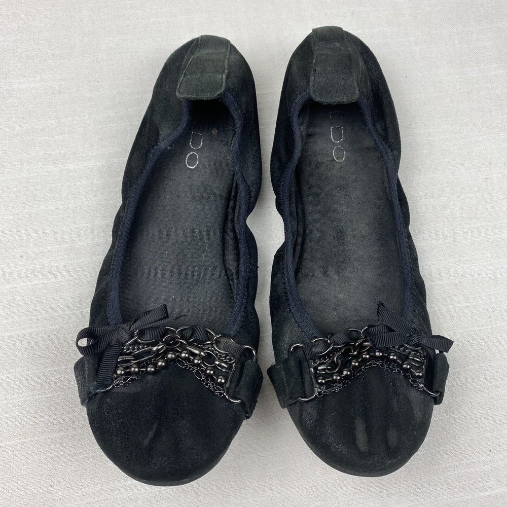 ALDO - Women’s Flats Slip-On Ballerina Black Size 7.5